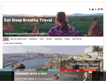 Tablet Screenshot of eatsleepbreathetravel.com